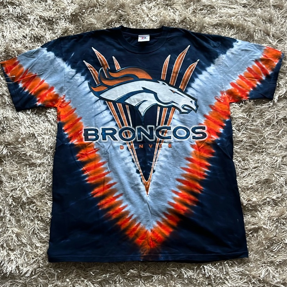 Denver Broncos tie dye tshirt